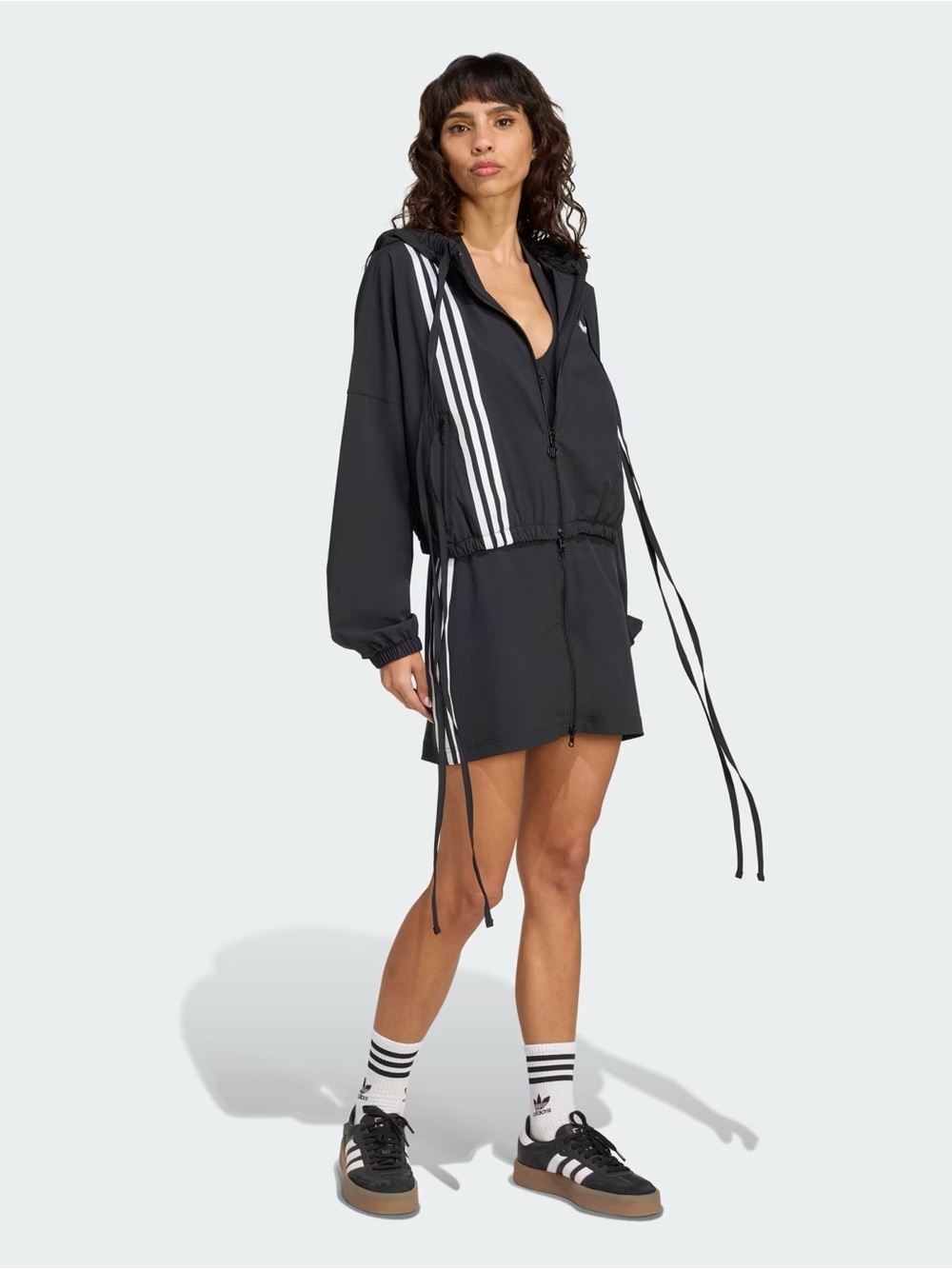 Adidas Women's Black Ribbon Off Hooded Jacket